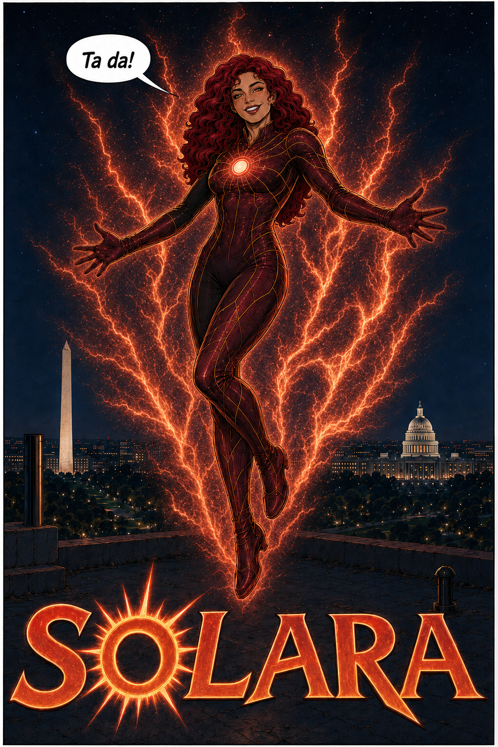 Cosmica #2: Solara Ignites! sample page 1
