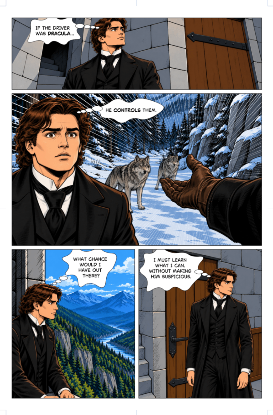 FatKid Comics Presents Public Domain Nation Dracula Chapter II-III sample page 3