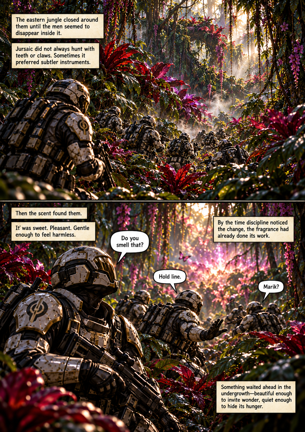 Triune Worlds sample page 2