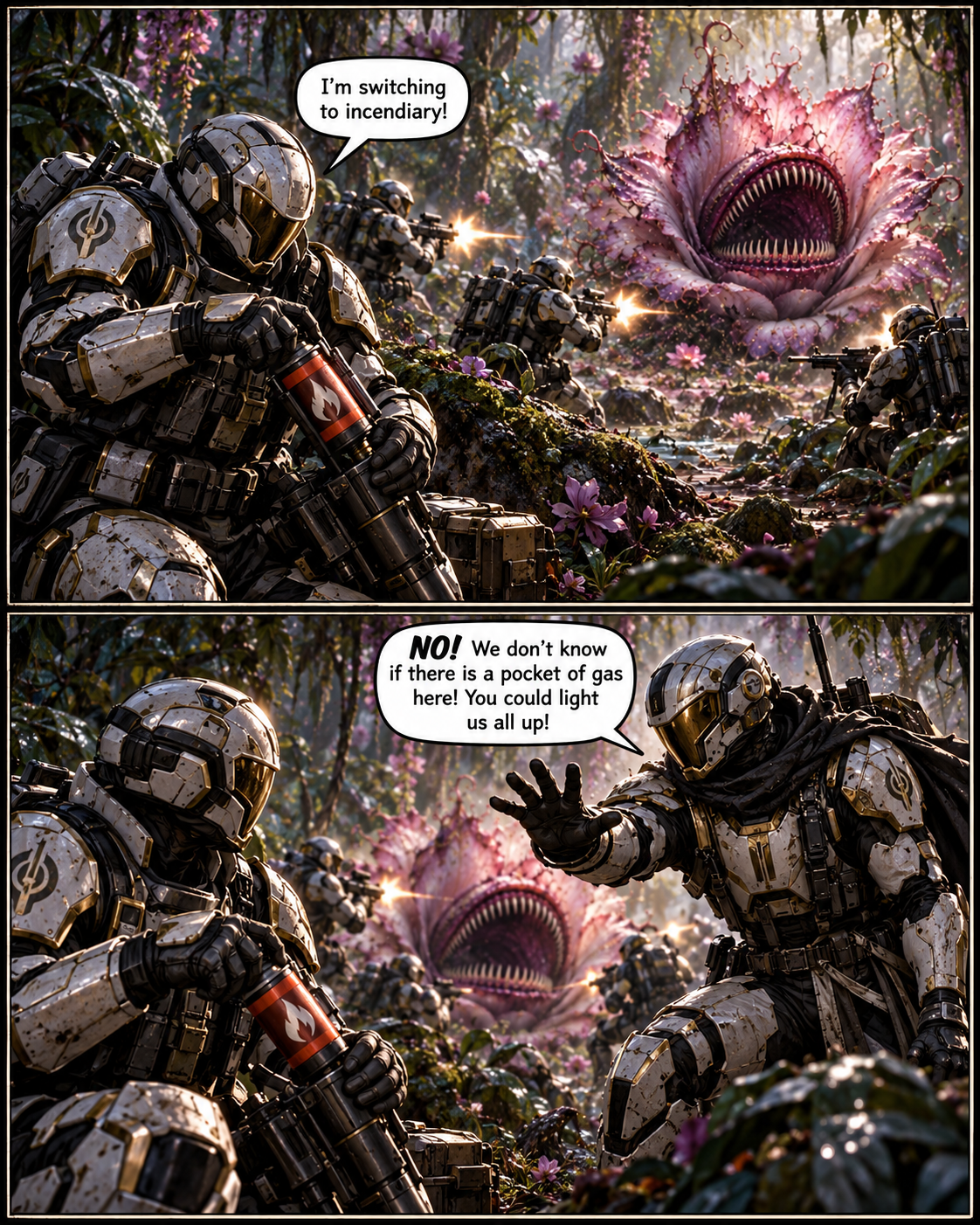 Triune Worlds sample page 3